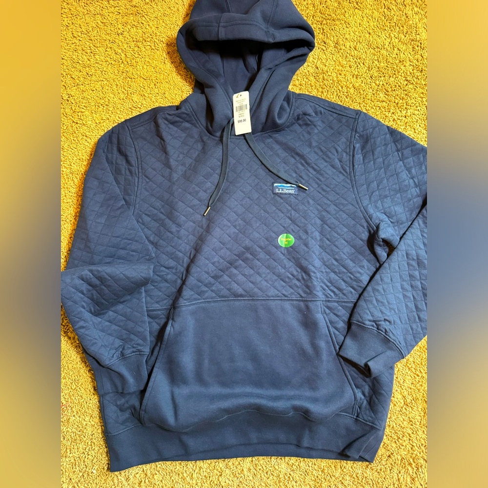 LL Bean Quilted Hoodie (NEW)
